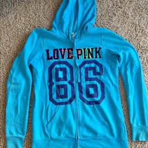 Victoria’s Secret Pink zip up hoodie